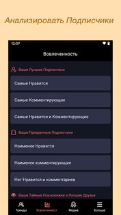 Ana.ly - анализатор подписчиков Instagram* 1.2.0. Скриншот 2