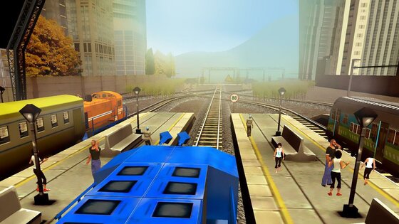 Train Racing Games 3D 2 Player 9.7. Скриншот 1