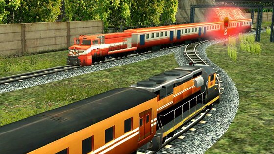 Train Racing Games 3D 2 Player 9.7. Скриншот 7