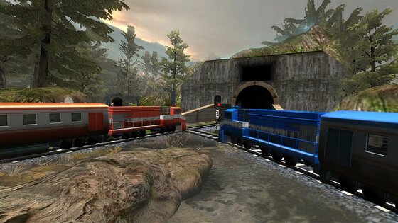 Train Racing Games 3D 2 Player 9.7. Скриншот 12