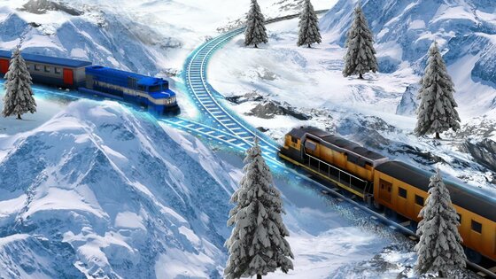 Train Racing Games 3D 2 Player 9.7. Скриншот 14