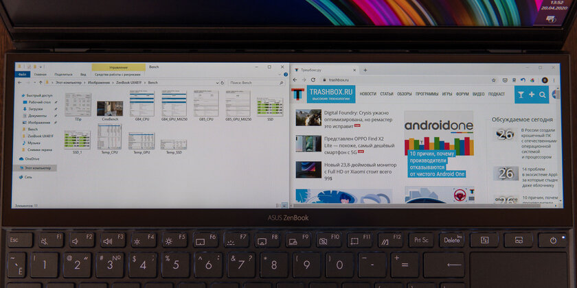 Тестируем ноутбук с двумя дисплеями: на что способен ASUS ZenBook Duo UX481F