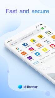 Mi Browser 20.17.1030507. Скриншот 1