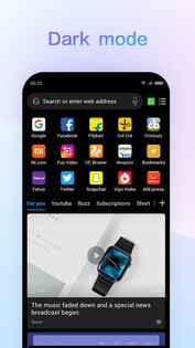 Mi Browser 20.17.1030507. Скриншот 7