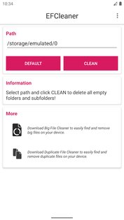 Empty Folder Cleaner 5.3. Скриншот 1