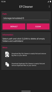 Empty Folder Cleaner 5.3. Скриншот 7