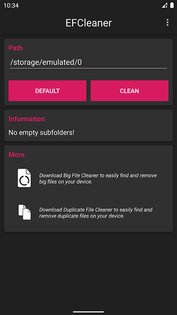 Empty Folder Cleaner 5.3. Скриншот 8