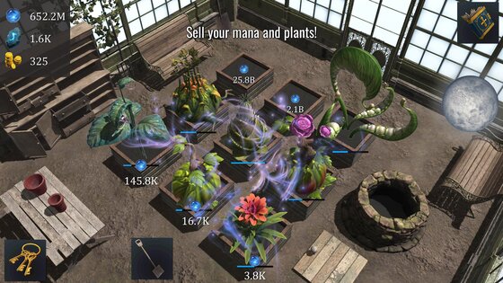 Wizards Greenhouse Idle 1.2.8. Скриншот 19