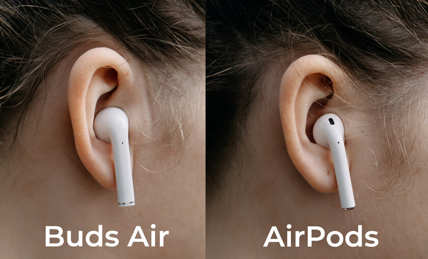 Обзор Realme Buds Air: как AirPods, только в 4 раза дешевле — Знакомый дизайн и это не плохо. 8