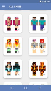 Скины для Minecraft PE 6.2.4. Скриншот 1
