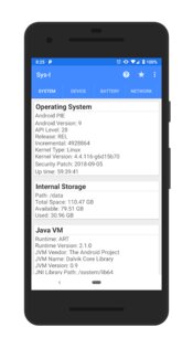Sys-I (Android System Info) 9.8.1. Скриншот 1