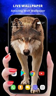 Lone Wolf Wallpaper and Keyboard 5.28.4. Скриншот 1