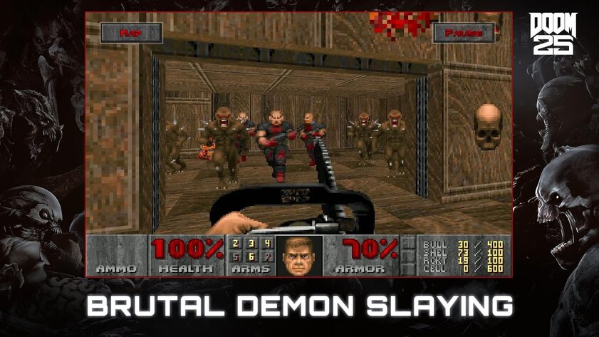 10 хитовых игр с кнопочных телефонов, в которые можно поиграть на Android — DOOM RPG. 1