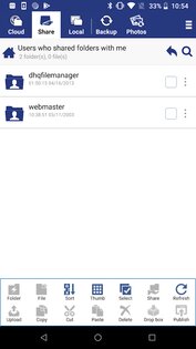 Cloud File Manager 5.0.1559. Скриншот 5