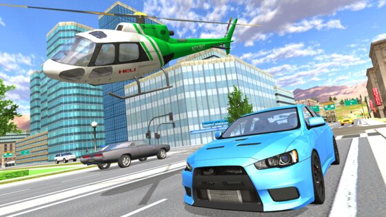 Helicopter Flying Car Driving 1.30. Скриншот 18