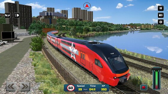 City Train Driver- Train Games 5.1.28. Скриншот 3