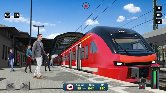 City Train Driver- Train Games 5.1.28. Скриншот 18