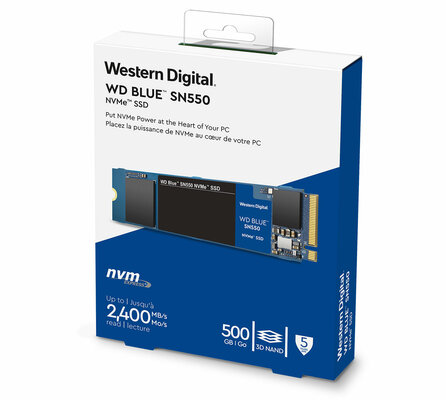 Обзор WD Blue SN550 500: доступный из быстрых — Внешний вид. 1