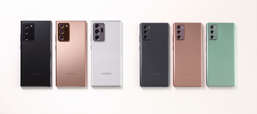 Samsung представила Galaxy Note20: эталонные флагманы с элегантным дизайном