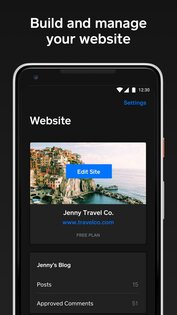 Weebly 5.51.1. Скриншот 2