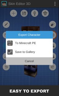 Skin Editor 3D for Minecraft 8.5. Скриншот 19