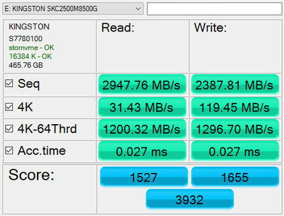 Обзор Kingston KC2500 500 Гбайт: быстрее, холоднее