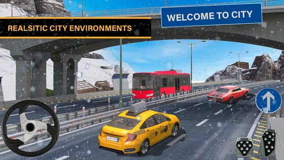 Grand Taxi Simulator 9.4. Скриншот 2
