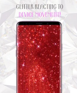 Glitter Live Wallpaper Glitzy 3.0.53. Скриншот 1