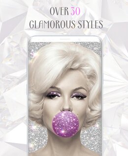 Glitter Live Wallpaper Glitzy 3.0.53. Скриншот 2