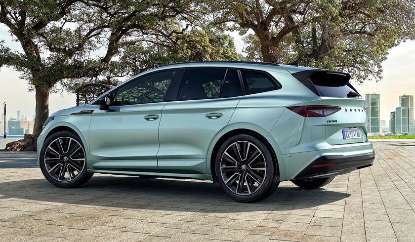 Skoda Enyaq iV рассекретили до анонса: электрический кроссовер с ноздрями BMW