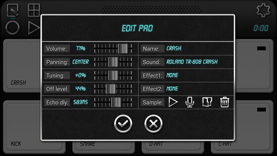 Drum Machine 2.3. Скриншот 4