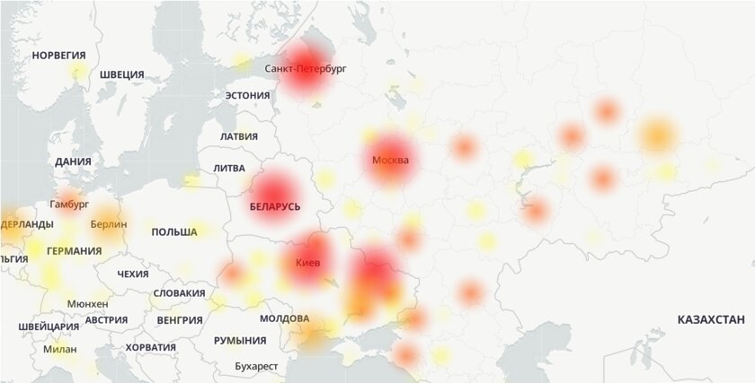 В Telegram снова масштабный сбой. В Москве и Санкт-Петербурге не подключается к серверу