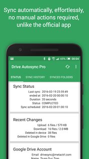 Autosync – автосинхронизация Google Drive 7.6.1. Скриншот 2