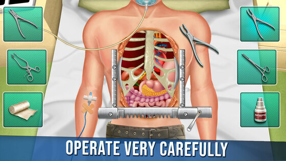Surgeon Simulator Doctor Games 7.2. Скриншот 1