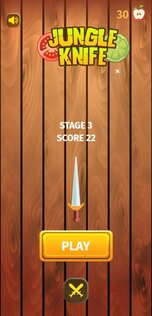Jungle Knife Hit 1.0.0. Скриншот 1