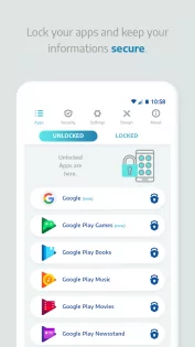 AppLock PRO 5.7.2. Скриншот 1