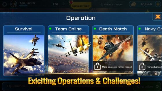 ACE Fighter 2.747. Скриншот 16