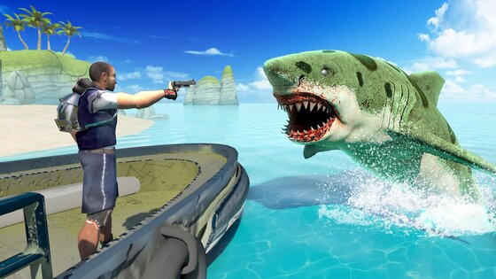 Shark Attack Sim: Hunting Game 32.5. Скриншот 4