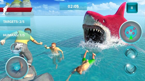 Shark Attack Sim: Hunting Game 32.5. Скриншот 17