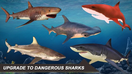 Shark Attack Sim: Hunting Game 32.5. Скриншот 22