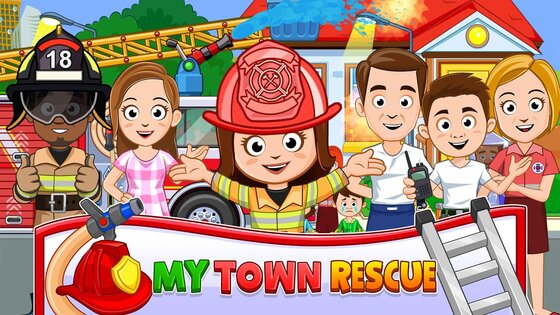 My Town: Пожарная часть 7.03.01. Скриншот 1