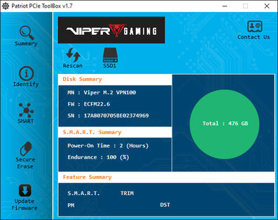 Обзор накопителя Patriot Viper VPN100-512GM28H на 512 ГБ: он поборол нагрев