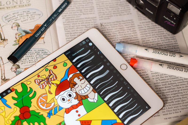 Векторная графика на iPad: лучшие бесплатные и платные программы