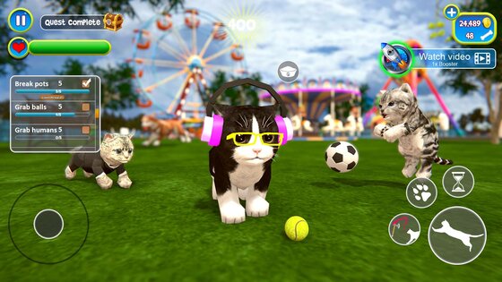 Virtual Cat Simulator 1.8. Скриншот 1