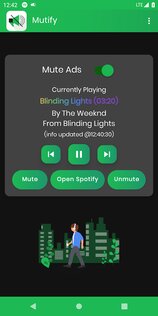 Mutify – блокировка рекламы в Spotify 2.6.2. Скриншот 5