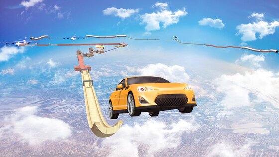 Mega Ramp Car Racing 2.9.5. Скриншот 14