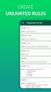 Автоответчик для Whatsapp* 4.8.0. Скриншот 3