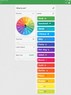 Spin The Wheel – генератор рандома 2.19.5. Скриншот 7