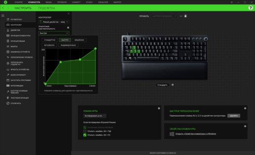 Обзор Razer Huntsman V2 Analog: распознаёт силу нажатия