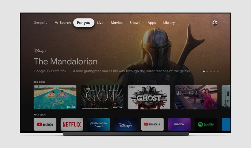 Google ещё не начал рассылать Android 11 для телевизоров, но уже выпустил Android 12 TV